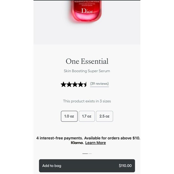 Dior one essential skin booster serum - Picture 4 of 7